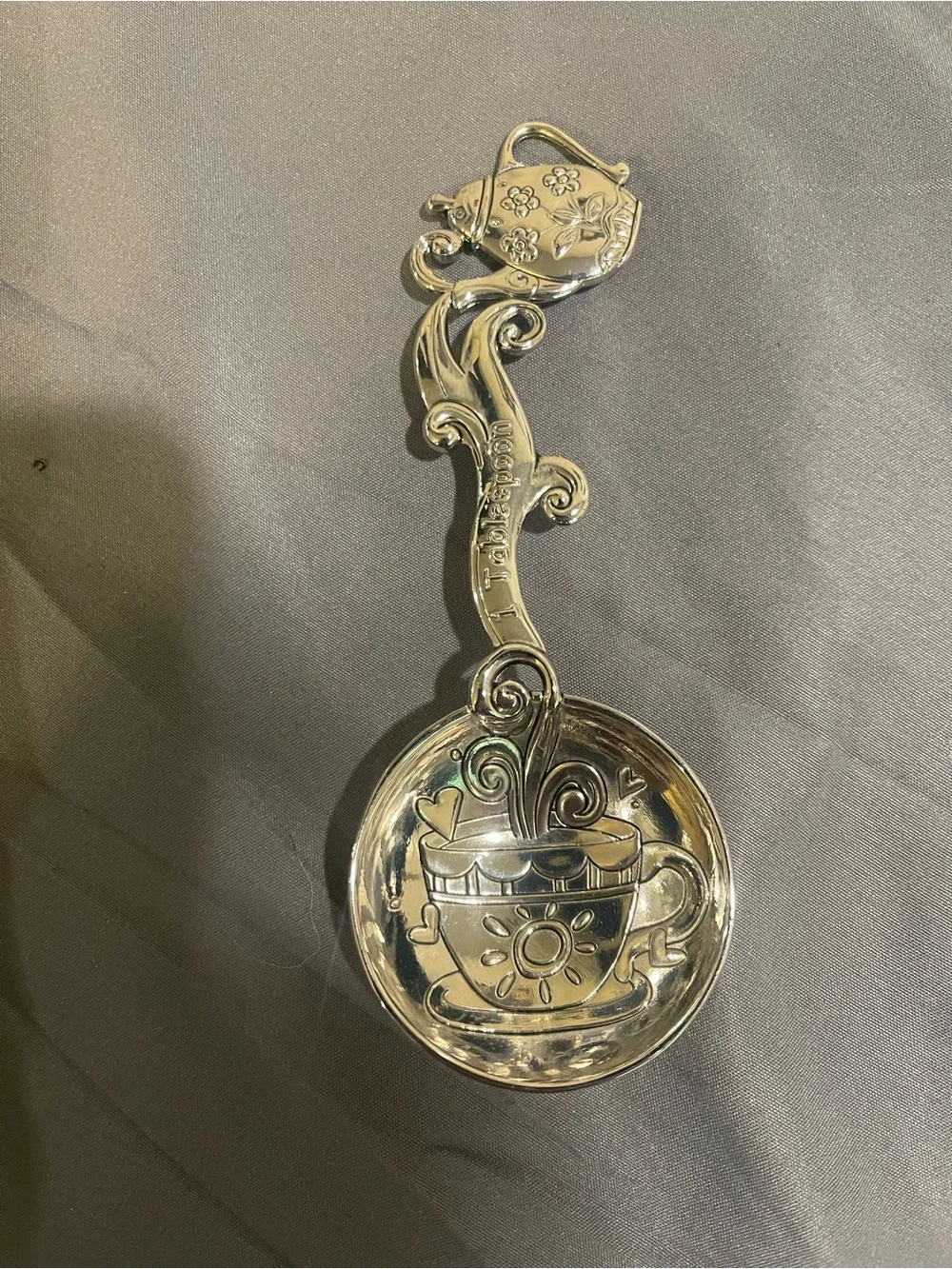 Silver Ornate Wall Hook Rack on Wood Backing - Decorative Home Hooks